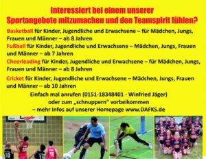 Sportangebote von DAFKS KONTAKT Fulda